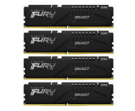 KINGSTON DDR5 Fury Beast 128GB(4*32GB)/5600 CL40 czarna KF556C40BBK4-128 - 1154636 - zdjęcie 1